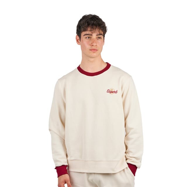 

Толстовка Sudadera Crew Behappy Superb, бежевый