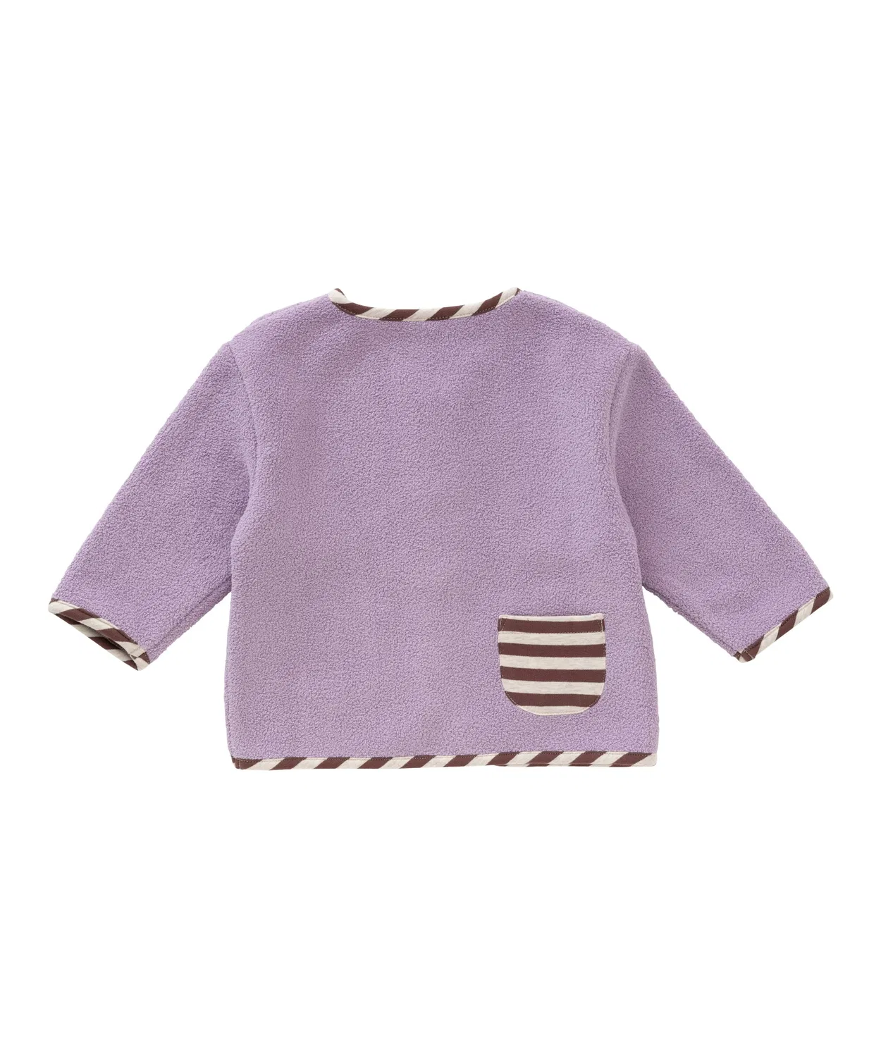 Детская куртка из искусственного меха Anpanman Kids Collection, с аппликацией, лавандовый — фото 4