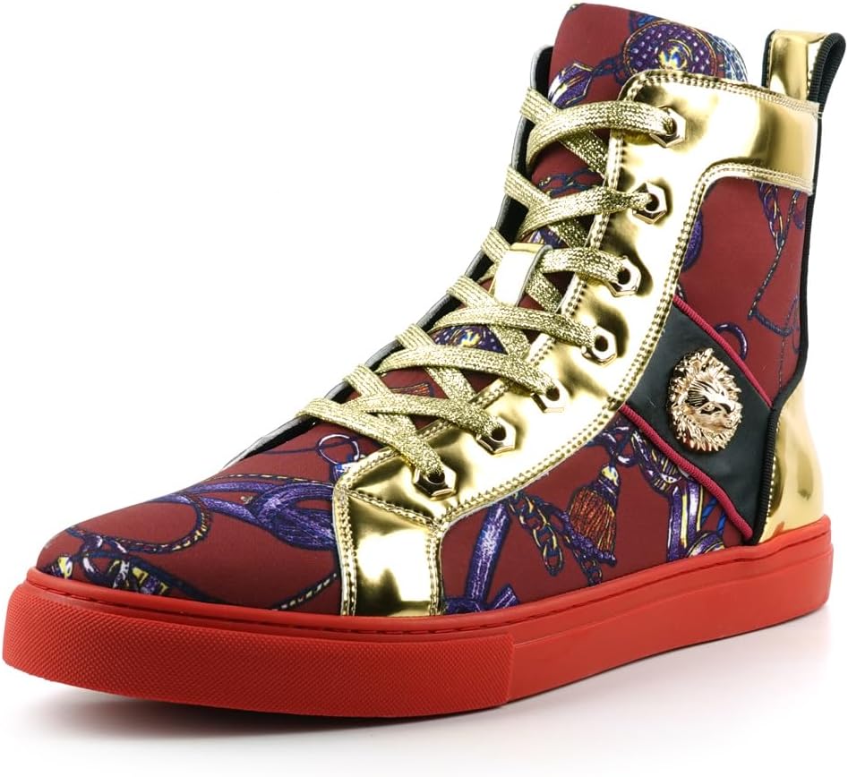 

Кроссовки на высокой подошве Fiesso от Aurelio Garcia FI-2421 с шнуровкой Fiesso By Aurelio Garcia, красный