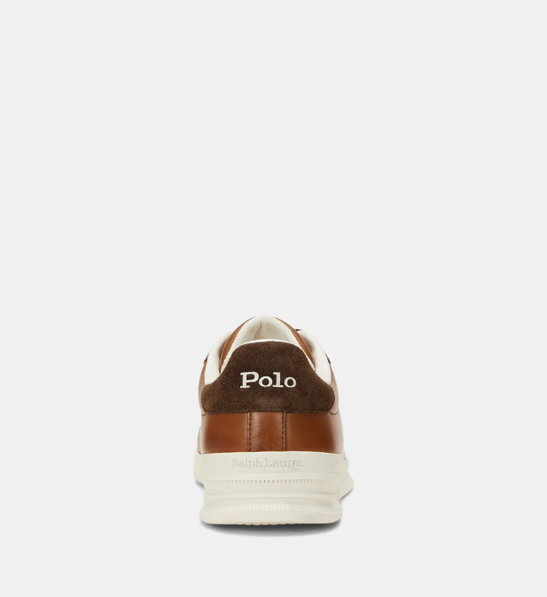 Низкие кожаные кроссовки HRT CRT POLO RALPH LAUREN, коричневый — фото 4