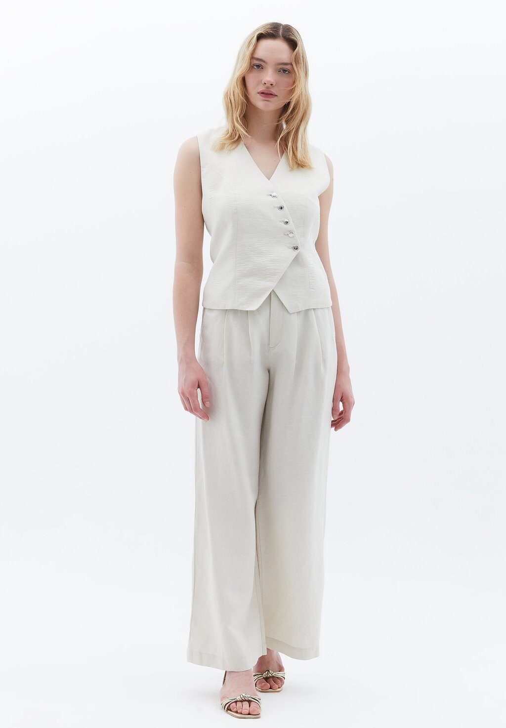 

Брюки WIDE LEG OXXO, цвет Mottled Grey