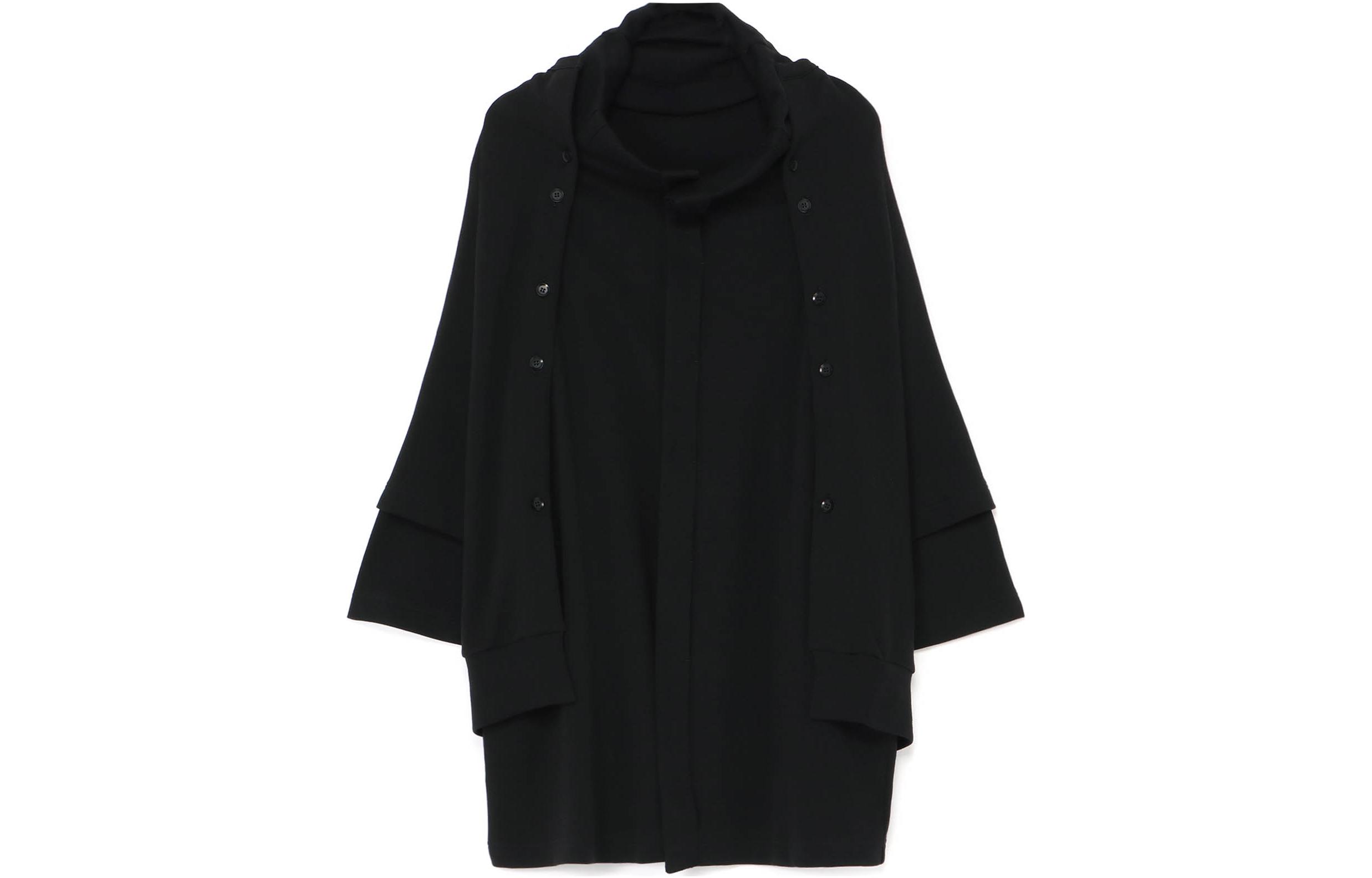 

Рубашка Long-sleeved Knitted Coat Yohji Yamamoto, черный