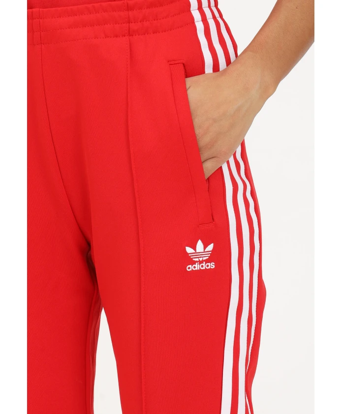 Длинные брюки с 3 полосками Adidas Originals, красный — фото 4