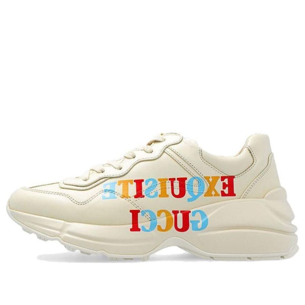 Кроссовки rhyton exquisite shoes 'beige' Gucci, бежевый
