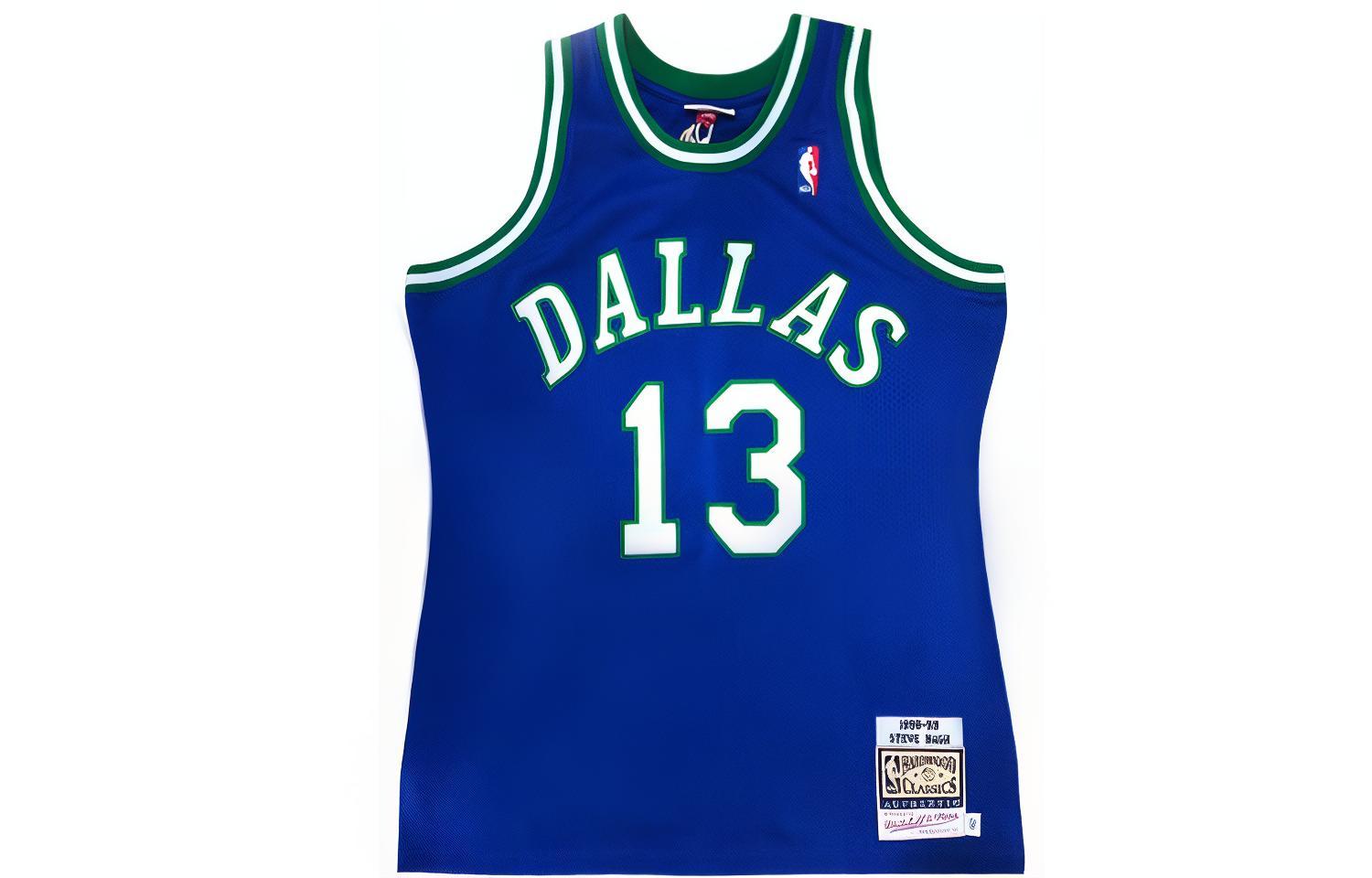 

Майка Mitchell & Ness X NBA Swingman 'Dallas Mavericks Road 98 99 Steve Nash' Mitchell Ness, синий