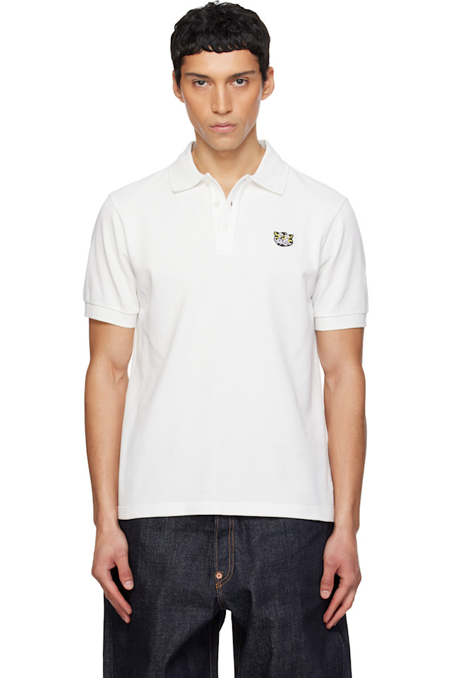 

Kenzo Белые узкие поло Kenzo Paris 'Kenzo Wild Tiger'