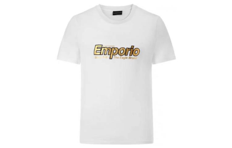 

EMPORIO ARMANI Футболка мужская белая, Белый, EMPORIO ARMANI Футболка мужская белая