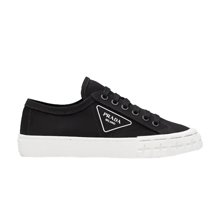 

Кроссовки Prada Wmns Gabardine Wheel Low Black White, черный