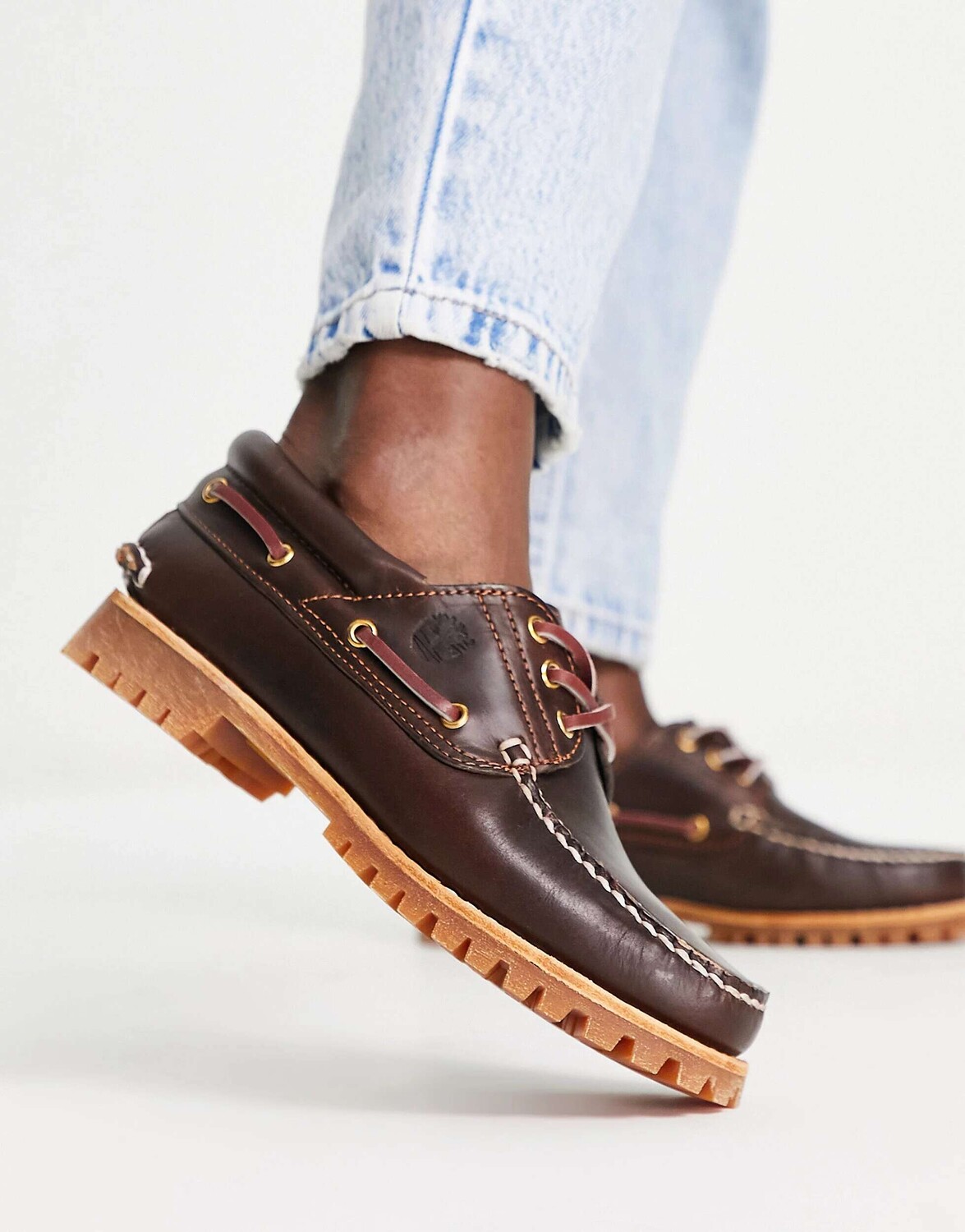

Топсайдеры Timberland Heritage Noreen из коричневой натуральной кожи, Коричневый, Топсайдеры Timberland Heritage Noreen из коричневой натуральной кожи
