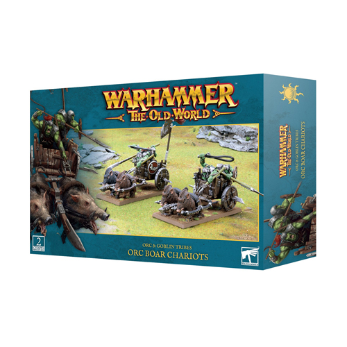 

Фигурка Warhammer: The Old World – Orc & Goblin Tribes Orc Boar Chariots Games Workshop