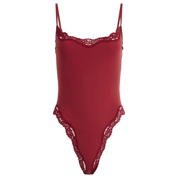 

Кружевной боди-майка подходит всем Skims, Brick