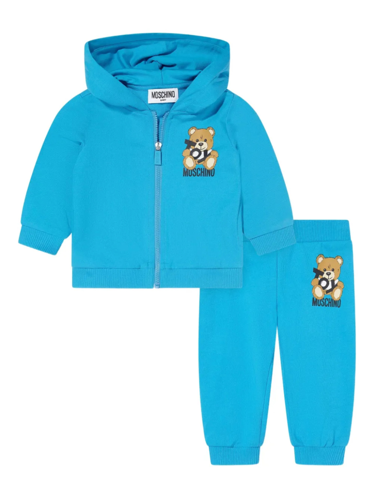 

Moschino Kids спортивный костюм с мотивом Teddy Bear, синий