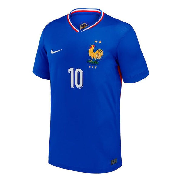 

Футболка Франция fff 24 25 домашняя футбольная майка Nike, синий