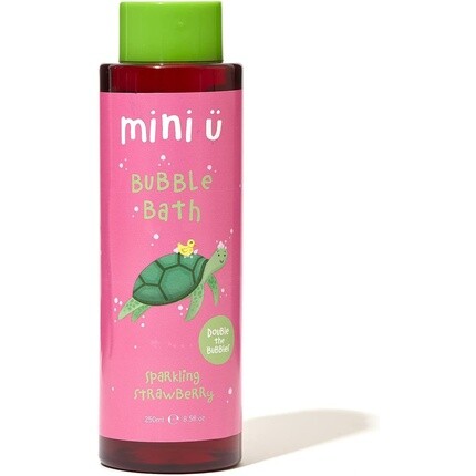 

Игристая пена для ванн Mini U с клубникой для младенцев и детей Розовая игристая клубника