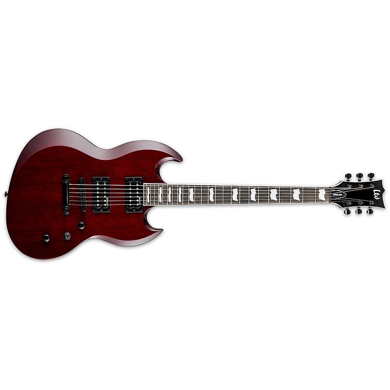 

Электрогитара ESP LTD Viper-256 See Thru Black Cherry STBC Electric Guitar Viper 256 - FREE GIG BAG!