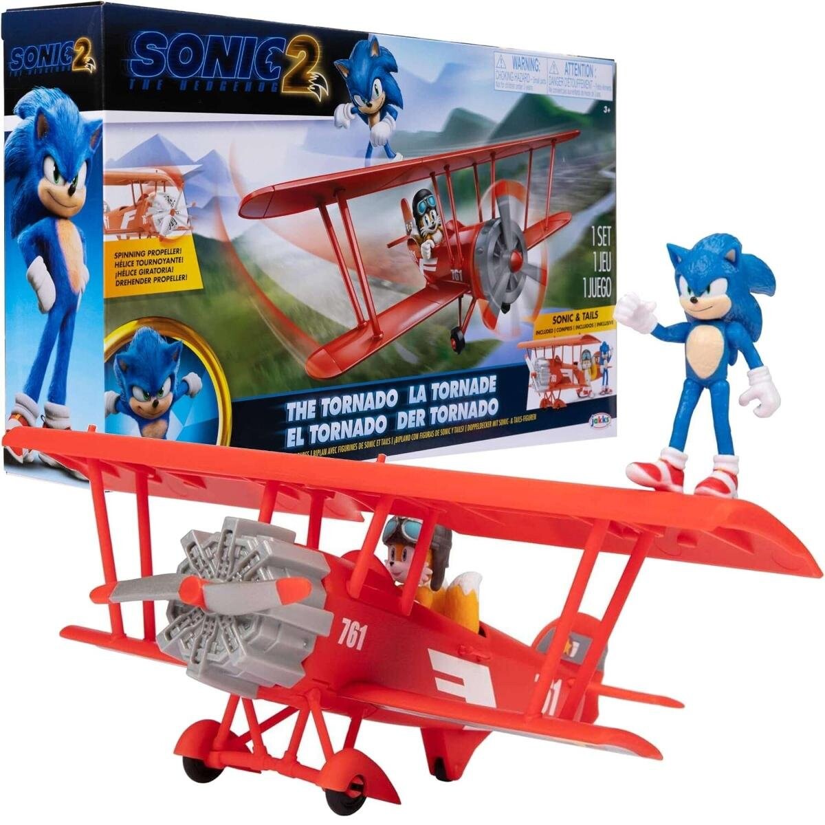 

Набор Jakks Tornado Sonic 2 Фигурки Ежика + самолет Jakks Pacific