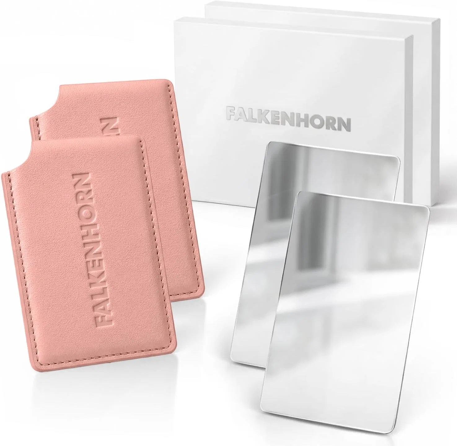Карманное зеркало «Credit Card» от Falkenhorn Falkenhorn, Pink