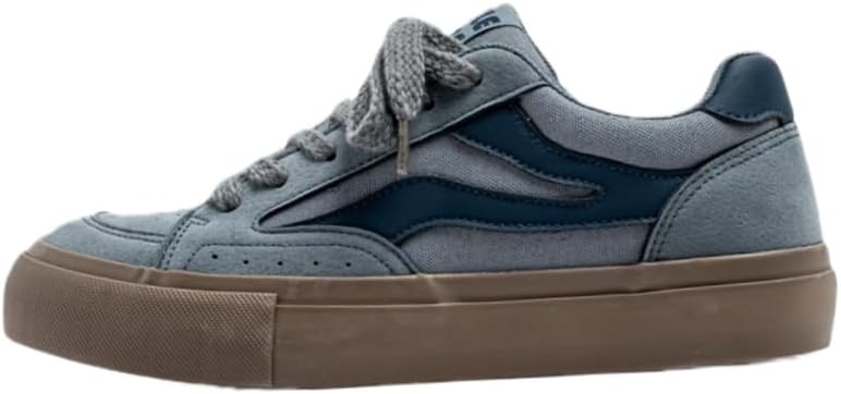 

Мужские стильные повседневные низкие кроссовки с закругленным носком. Удобная посадка, подходят для всех сезонов Fusecottc, голубой