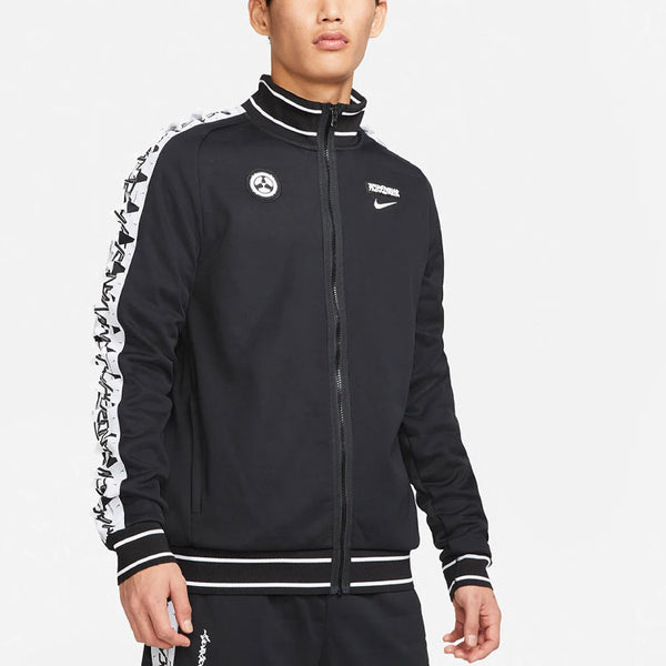 Куртка men's x acronym crossover contrasting colors sleeve stand collar woven sports jacket us edition black Nike, черный — фото 3
