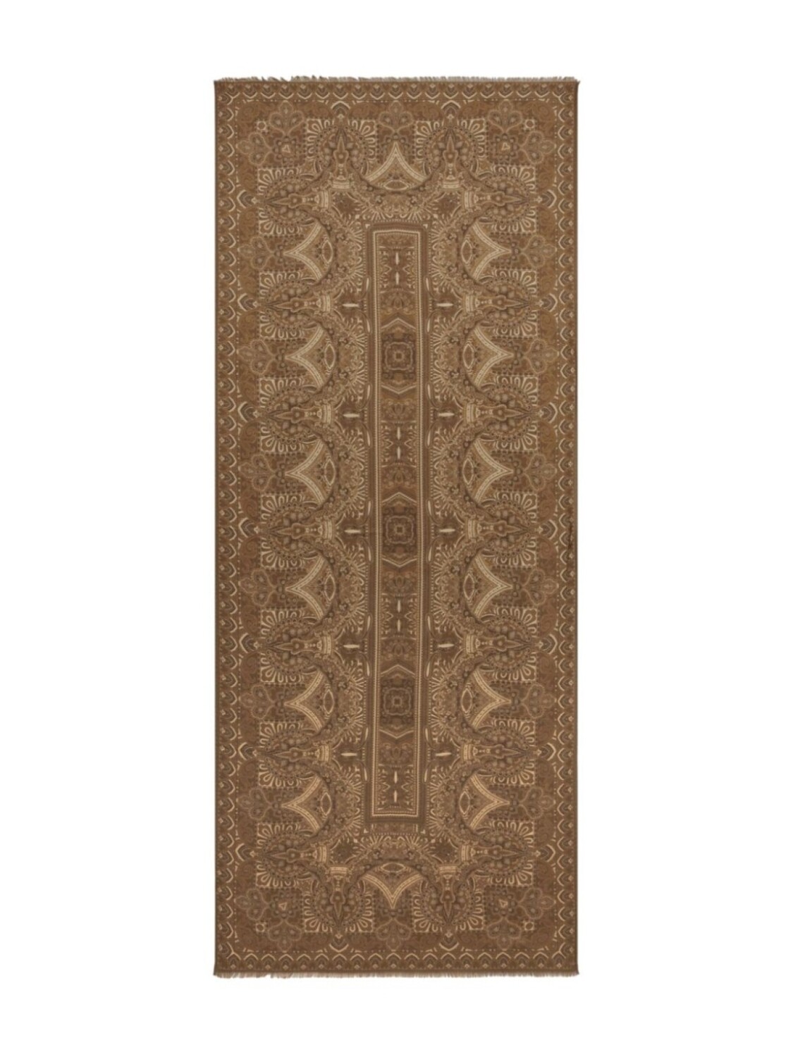 

Шелковый шарф ETRO, коричневый