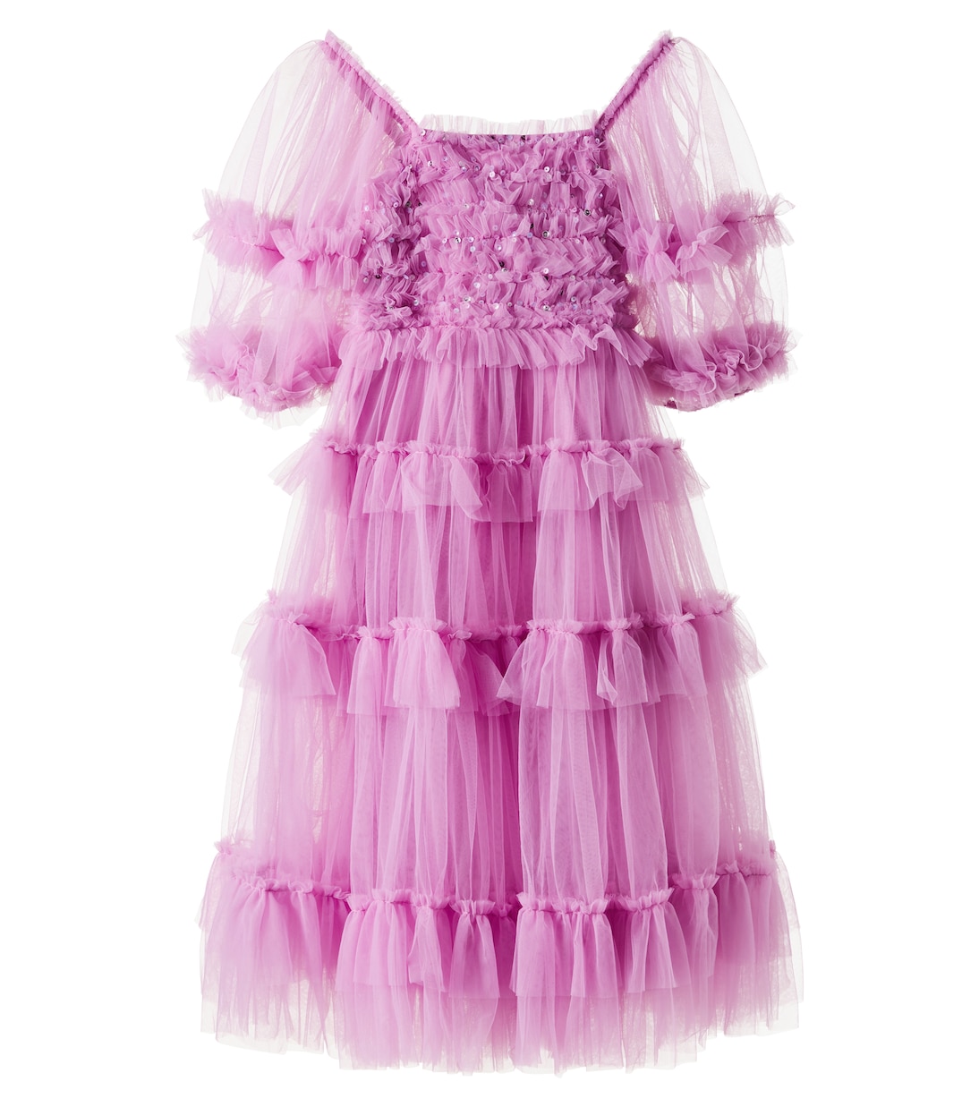 

Платье из тюля с пайетками Halcyon Tutu Du Monde, Mulberry