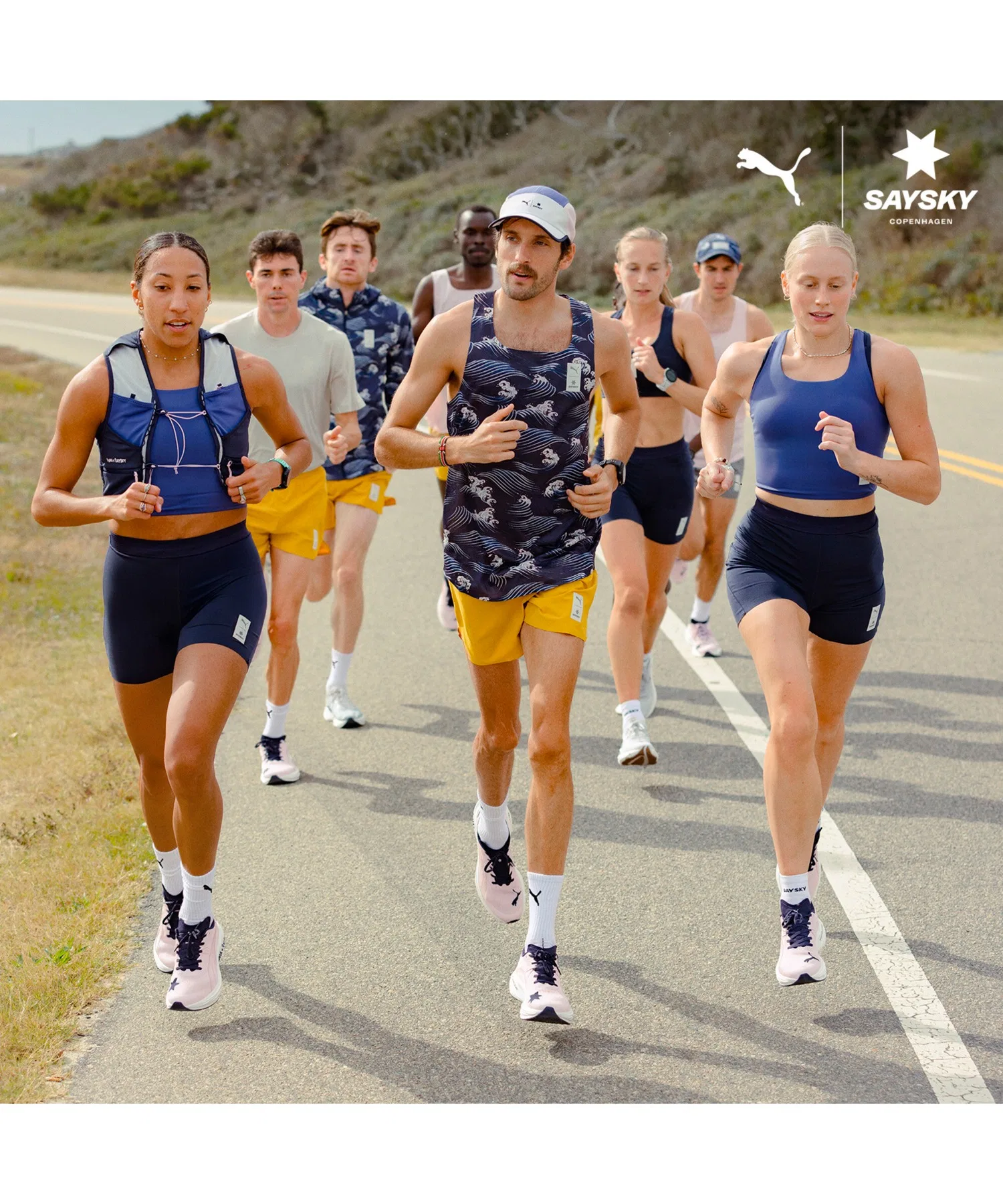 Мужские кроссовки PUMA x SAYSKY Deviate NITRO 3 для бега розовые — фото 3