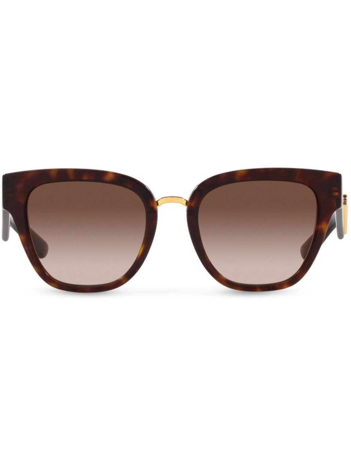 

Dolce & Gabbana Eyewear солнцезащитные очки DG Crossed, коричневый