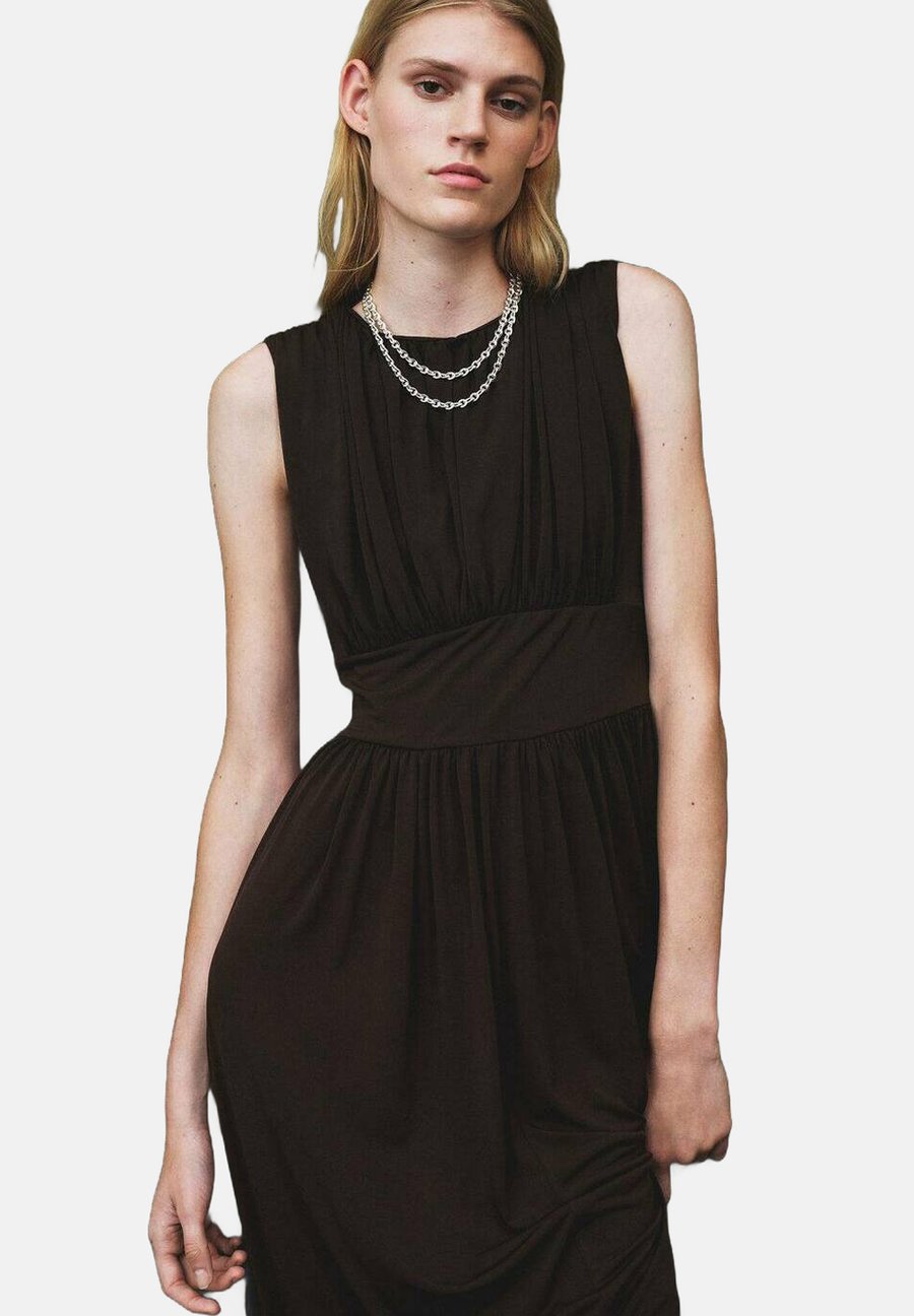 

Платье Mango GATHERED, Brown