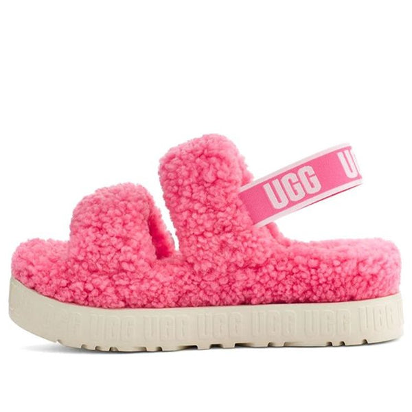 Сандалии oh fluffita 'pink rose' Ugg, розовый