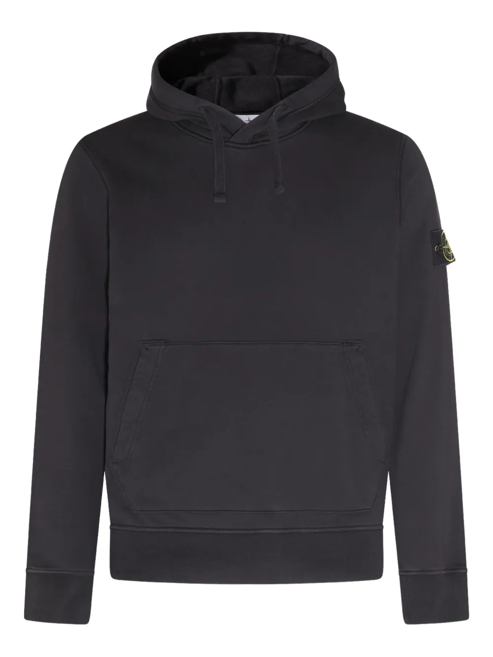 

Худи с нашивными карманами Stone Island, черный