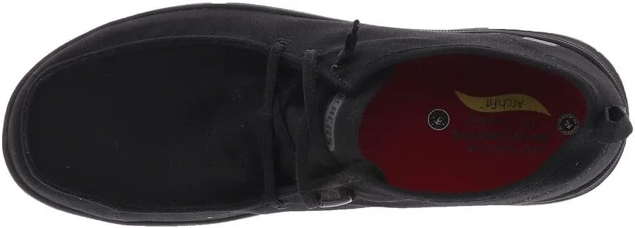 Мужские оксфорды Skechers Work Arch Fit Melo SR, черный — фото 4