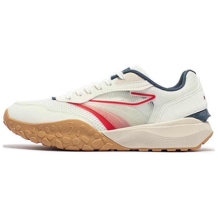 

Амортизирующие противоскользящие и износостойкие низкие кроссовки для бега мужские белые красные 361°