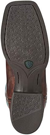 Мужские вестерн-сапоги Ariat Heritage Latigo, коричневый/бронзовый — фото 3