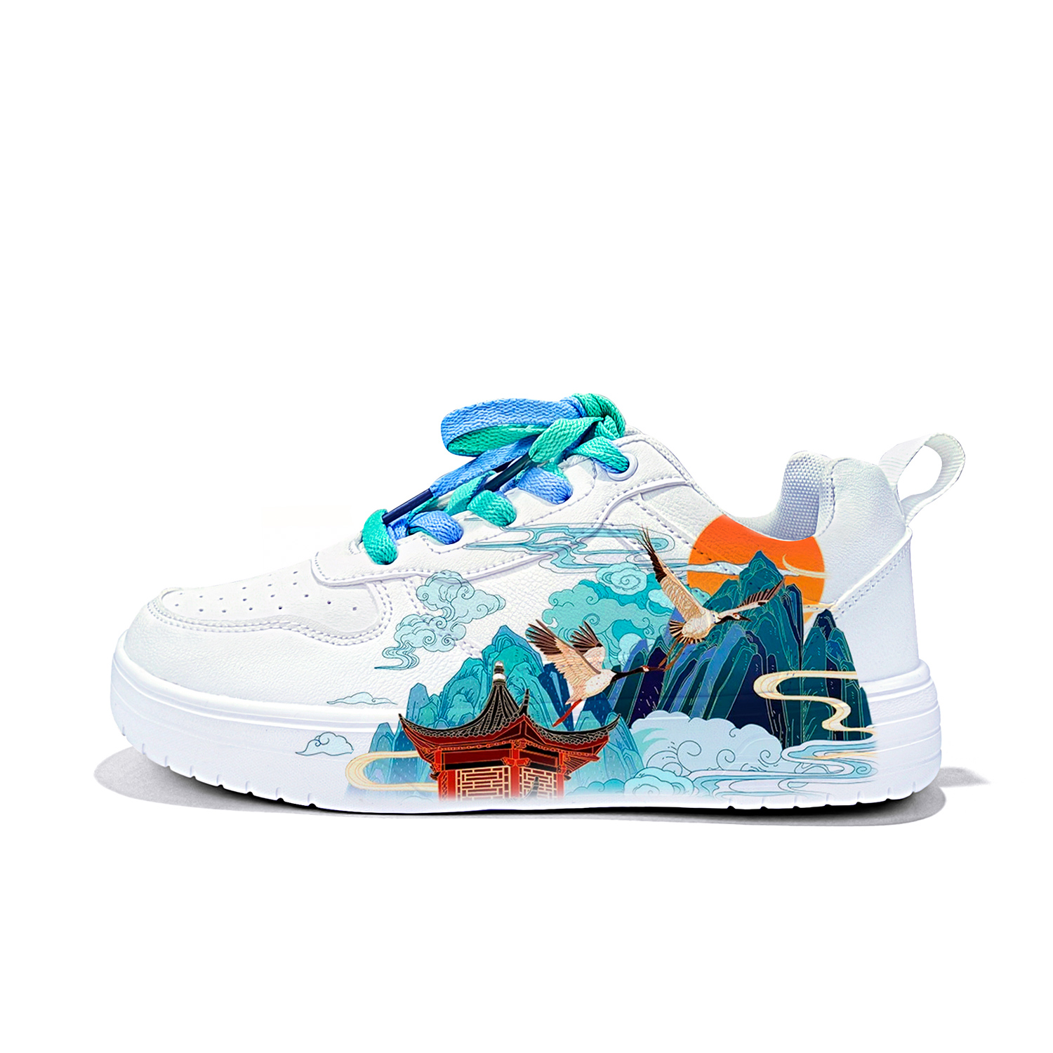 

Cold cicadas yesterday Антискользящие износостойкие легкие дышащие низкие кеды унисекс White-Cloud Top Crane-ZLA5045D, цвет White-Cloud Top Crane-ZLA5045D