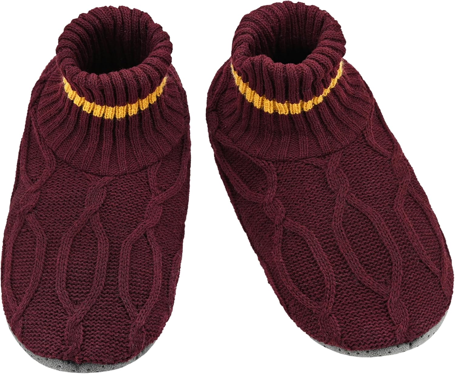 

Домашние тапочки-носки Panda Bros, мягкие, уютные, толстые, с противоскользящей подошвой, для мужчин, Wine Diamond