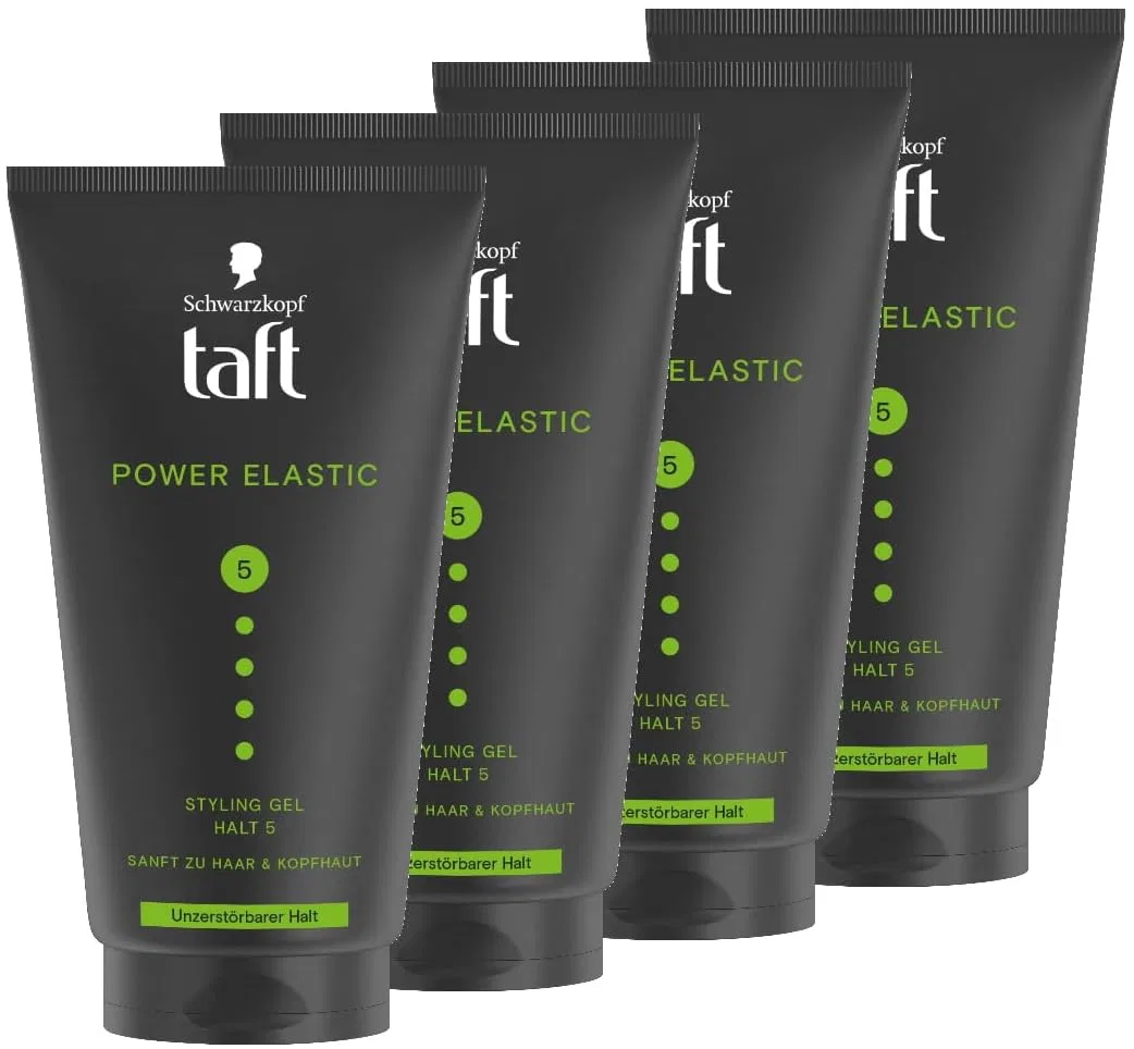 Гель для волос Schwarzkopf TAFT Power Elastic, 4 x 150 мл Taft