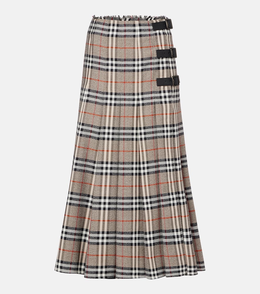 

Шерстяная миди-юбка Burberry, Crater/Dk Charcoal C