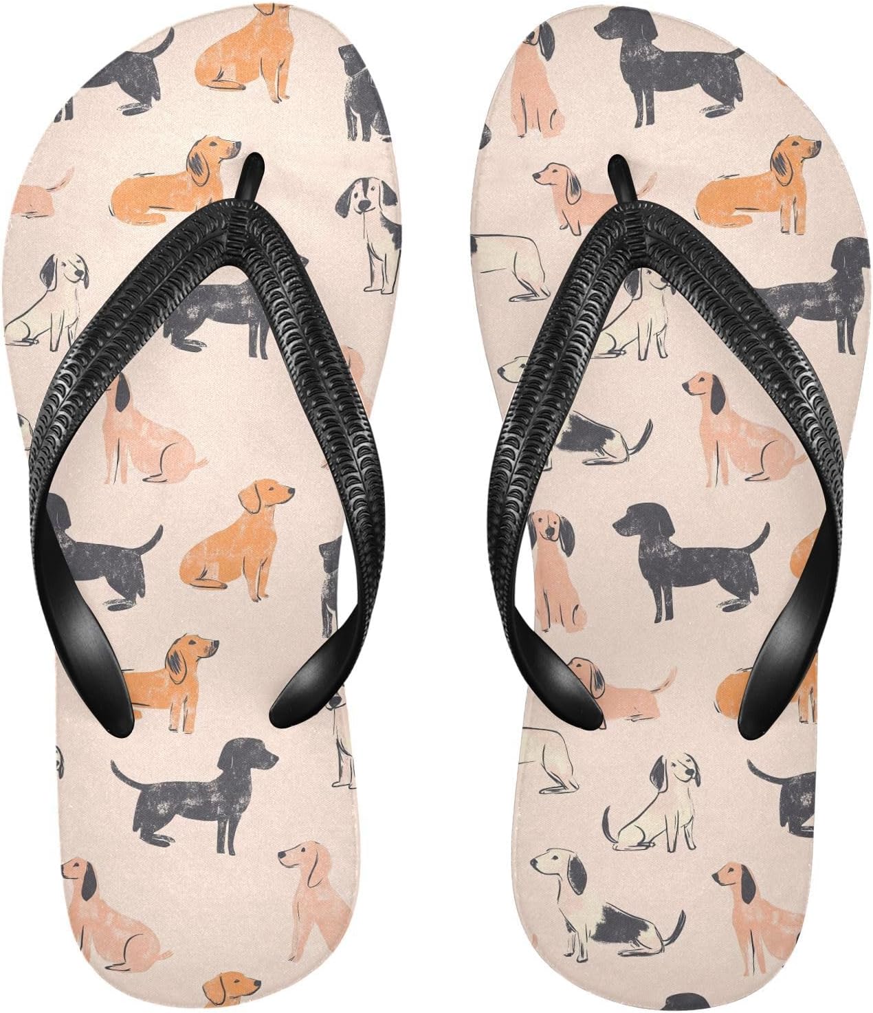 

Сабо с рисунком собак для пляжа, летние повседневные сандалии для женщин и мужчин 20861532 Kfbe, Dog