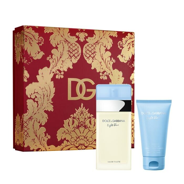 

Женская туалетная вода Light Blue Eau de Toilette Estuche de regalo para ella Dolce & Gabbana, EDT 100ml + Body Cream 50ml