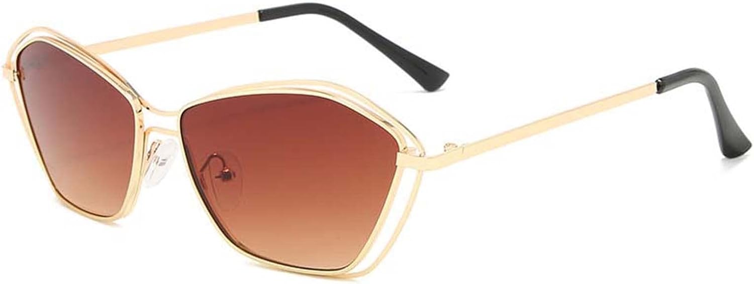 

Солнцезащитные очки XINXIN в стиле ретро-панк с металлическим корпусом, маленькая оправа, для отдыха на природе и пляже, для мужчин и женщин (цвет: F, размер: средний), F