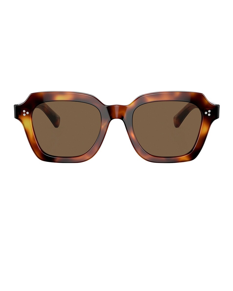 

Солнцезащитные очки Kienna Oliver Peoples, цвет Dark Mahogany & Brown