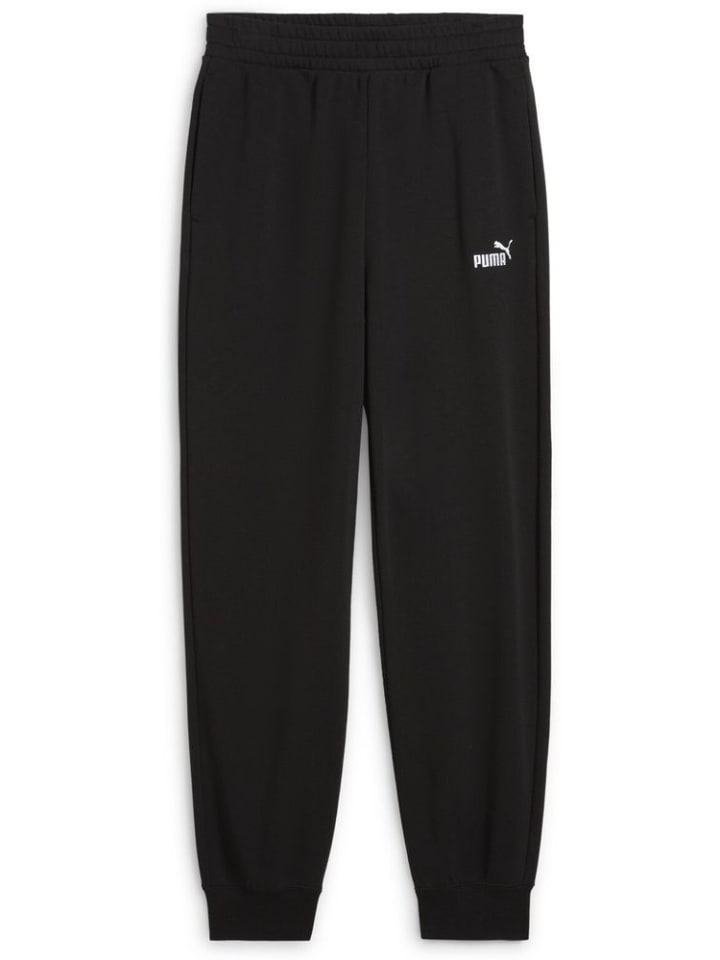 

Puma Спортивные брюки "ESS Small No.1 Logo Comfort High-Wist Sweatpants TR cl" черного цвета