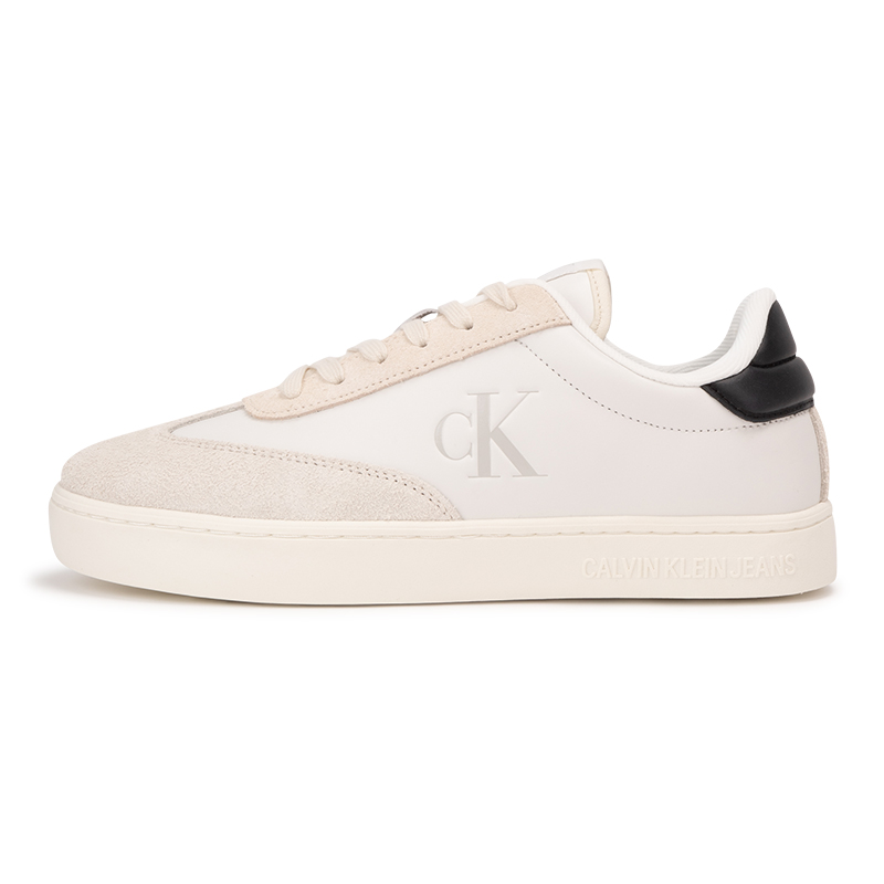 

CKJ CALVIN KLEIN JEANS Мужские кроссовки для скейтбординга CALVIN KLEIN, цвет «лунный белый/космический черный»