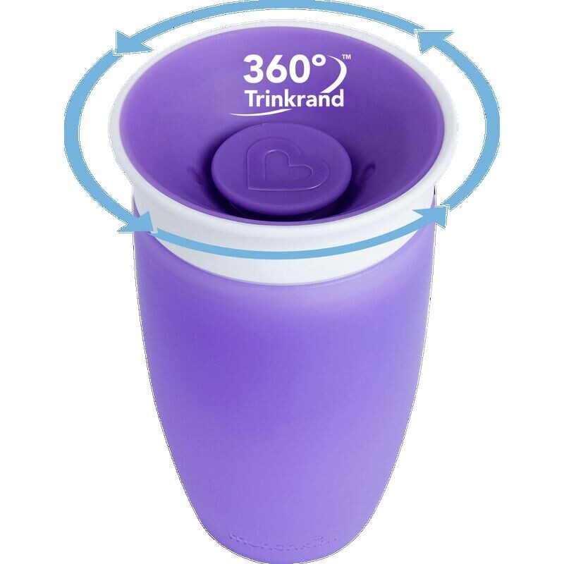 Чашка для питья 360°, фиолетовая, 296 мл Munchkin, 1 шт. — фото 3
