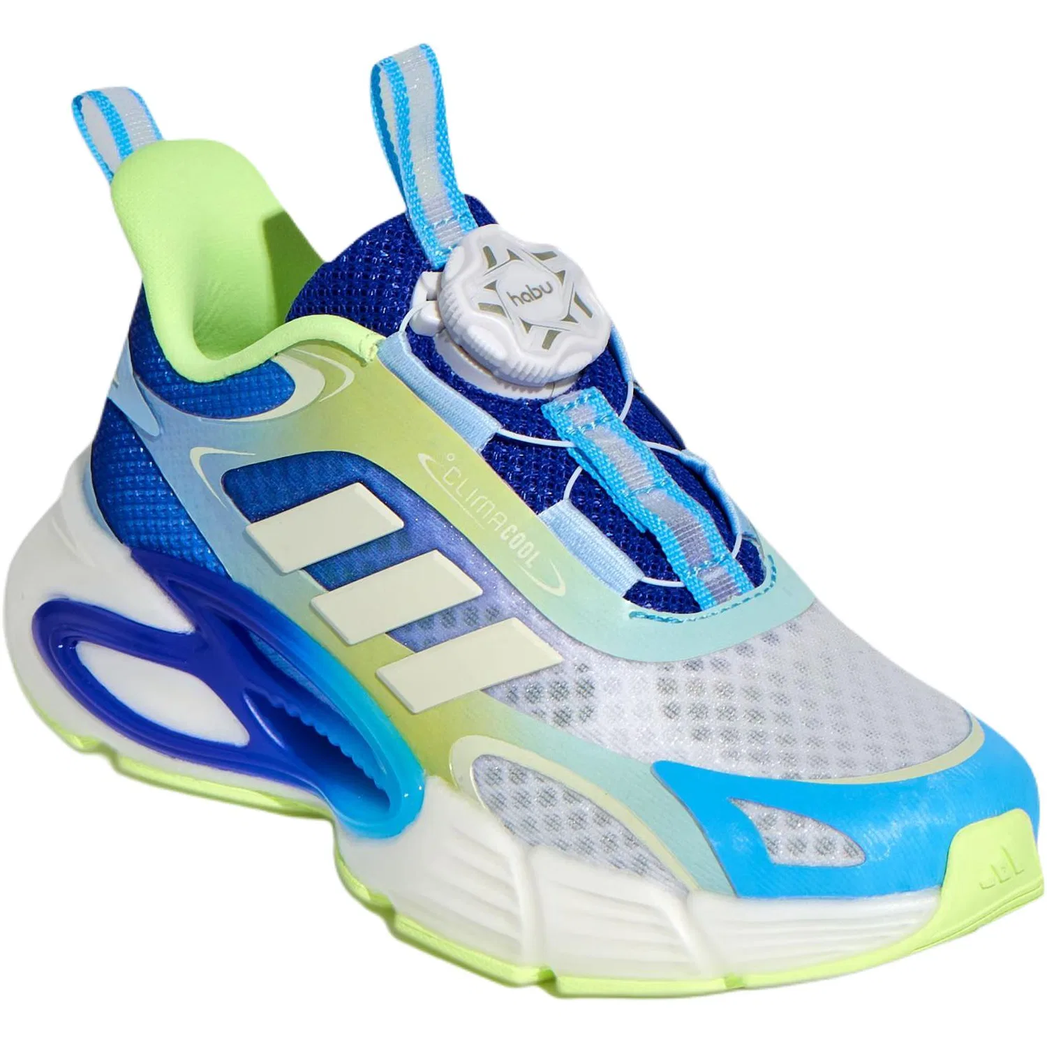 Кроссовки Climacool Slip Resistant, Abrasion Resistant, Rebound, Breathable Low top Running Shoes Shimmery Blue детские Adidas — фото 4