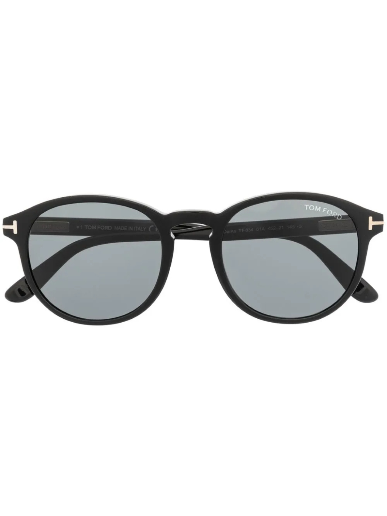 

TOM FORD Eyewear солнцезащитные очки в круглой оправе, черный