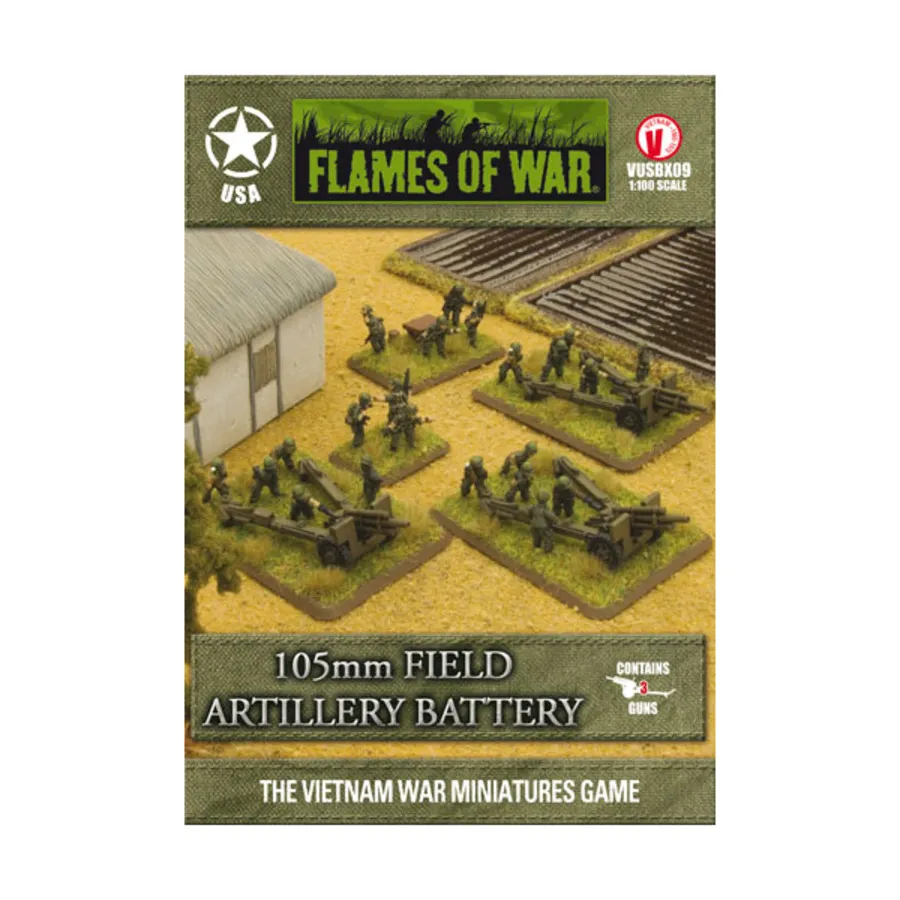 

105-мм батарея полевой артиллерии, Flames of War - Vietnam - United States - Box Sets & Miscellaneous