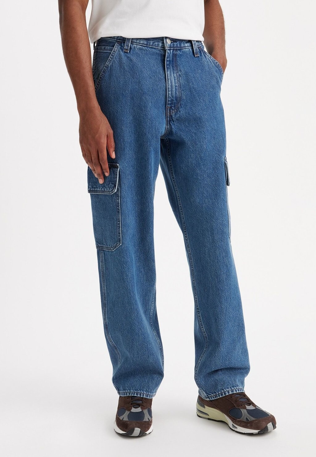 Джинсы свободного кроя LOOSE STRT CARGO Levi's, синий деним