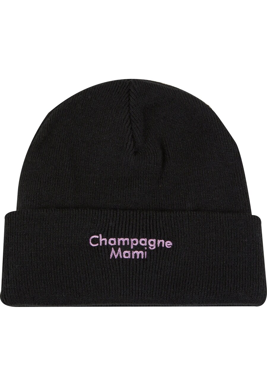 

Шапка Pica Pica Beanie Champagne Mami, черный