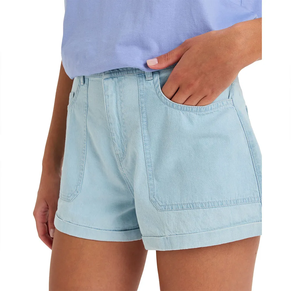 

Шорты Roxy Vibrant Community Mid denim, синий